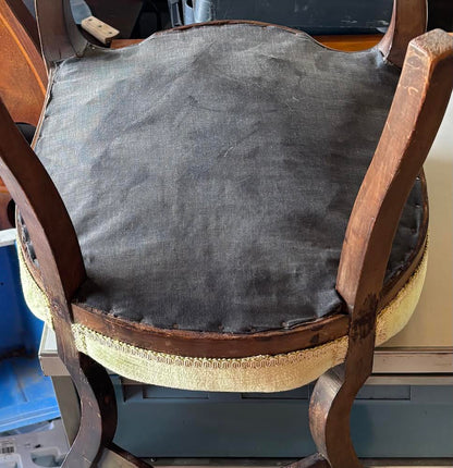 Antique Victorian Quality Carved Wood Chair