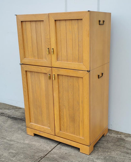 light wood cabinet wardrobe / armoire