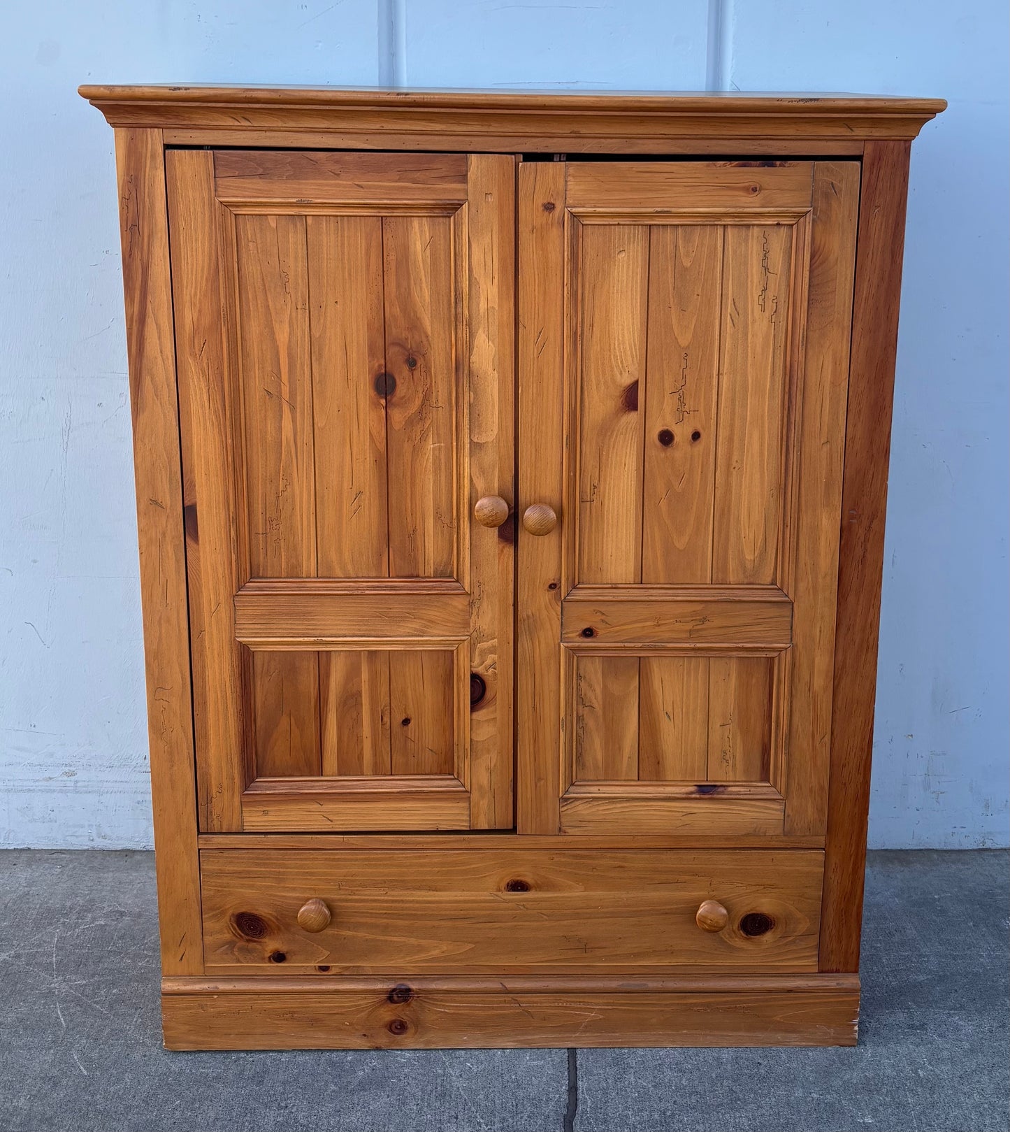 Entertainment center cabinet armoire