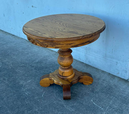 Heirloom USA Made Side Table/Round Wood