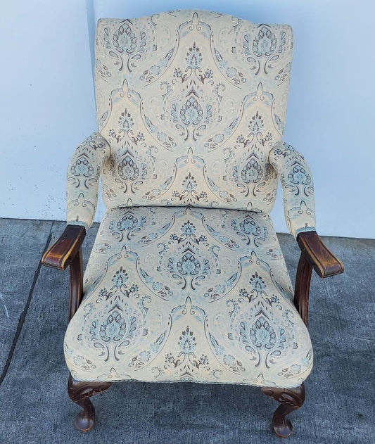 antique/vintage armchair tan/ beige