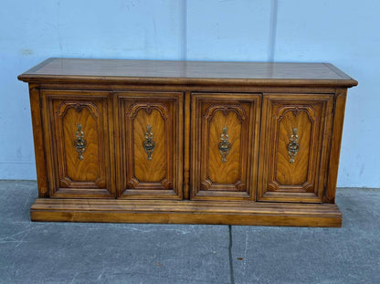 Antique Wood Buffet Cabinet
