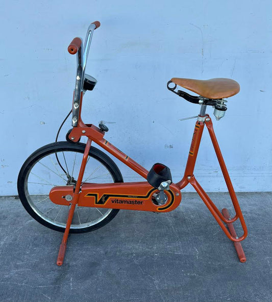 Vitamaster Roto vintage orange cycle exercise bike