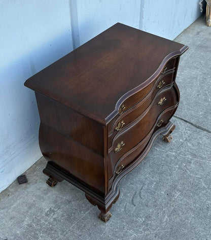 Vintage Nightstand Drawers With Gold Handles