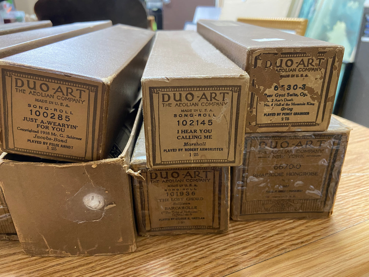 antique/vintage piano rolls (12 available)