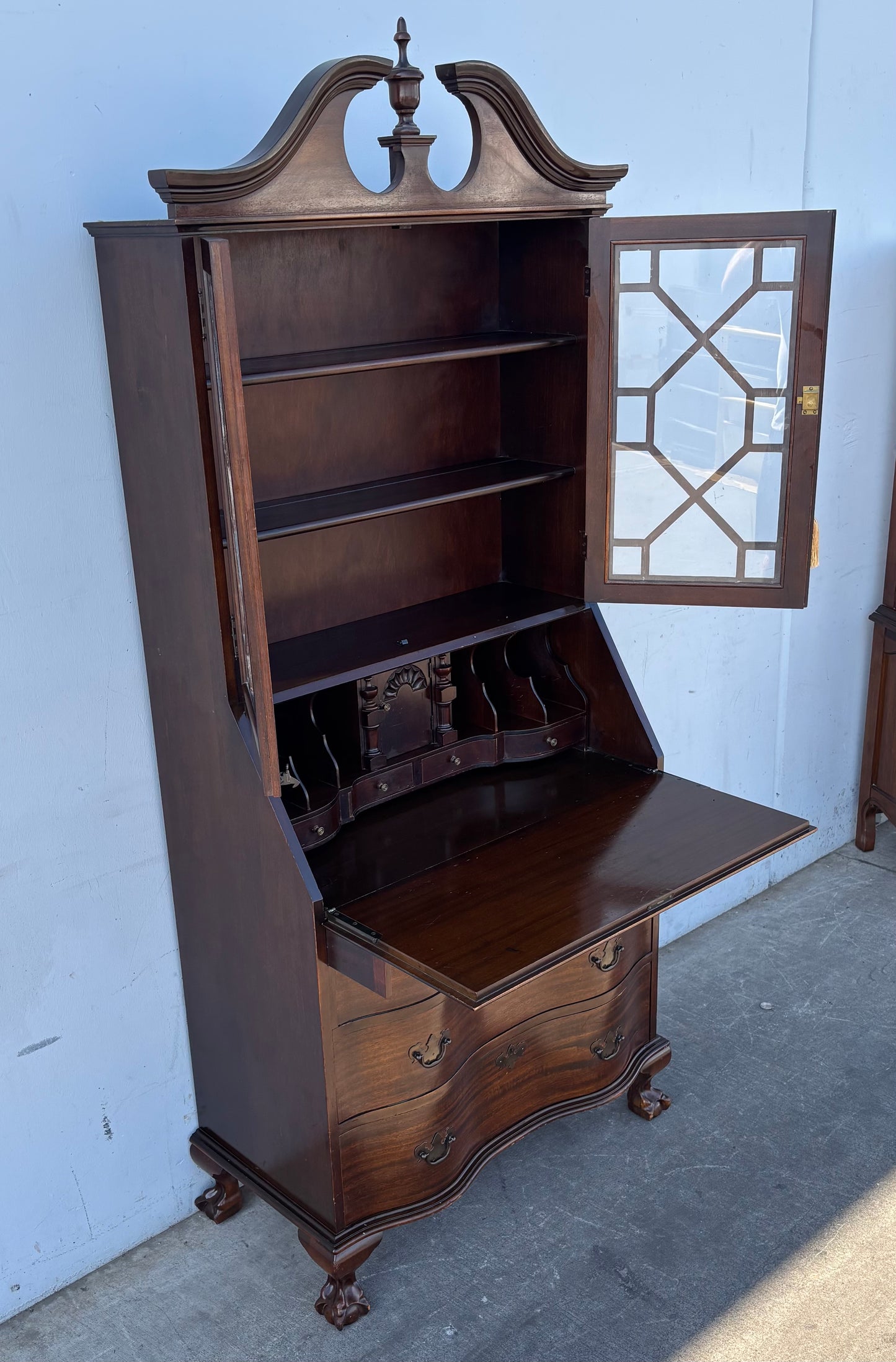 Antique Mahogany Secretary Desk