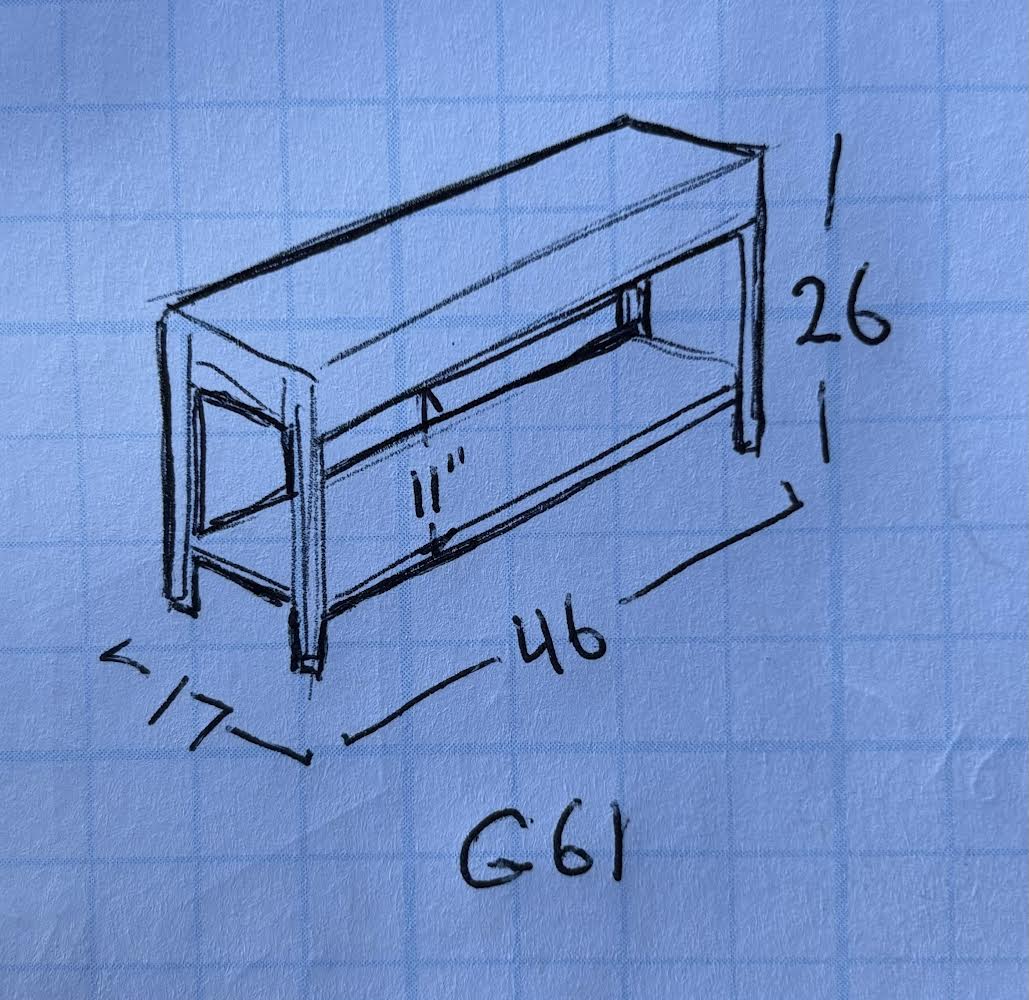 Solid Wood Antique Entry/Sofa Table