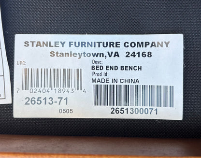 Stanley bed end bench