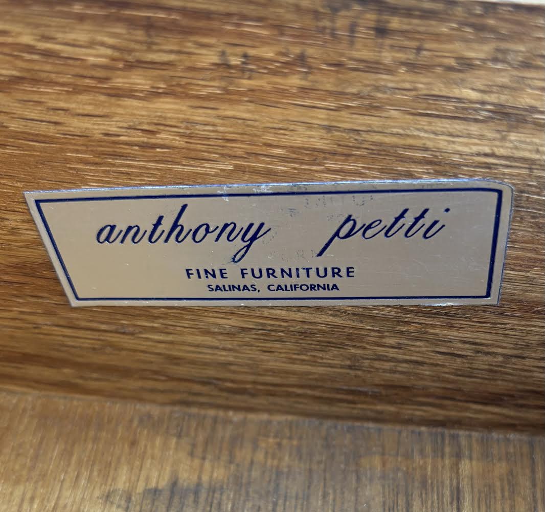 Vintage Nightstand Drawers With Gold Handles