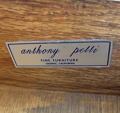 Vintage Nightstand Drawers With Gold Handles