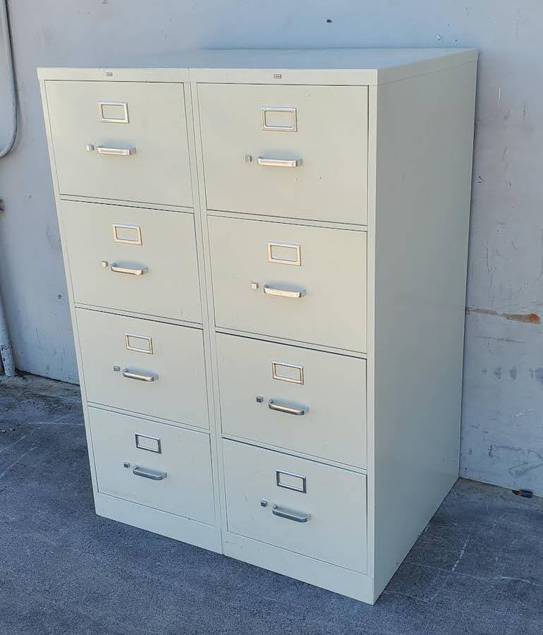 Hon vertical 2 file cabinets 4 drawers
