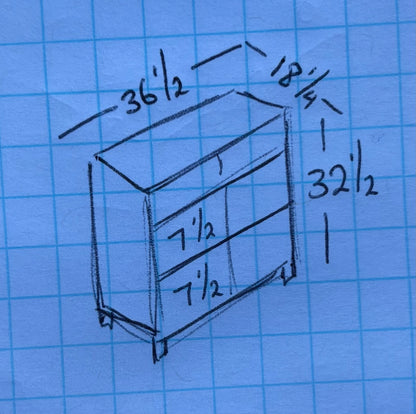 Light wood sideboard/ buffet cabinet