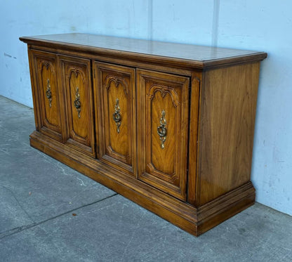 Antique Wood Buffet Cabinet