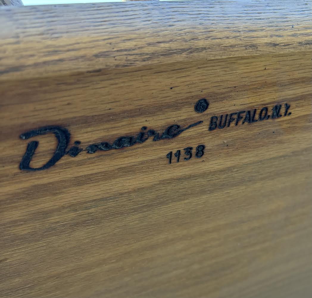 Antique Dinaire Oak Back Bench