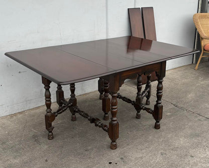 Vintage Drop Leaf With Extension Dining Table