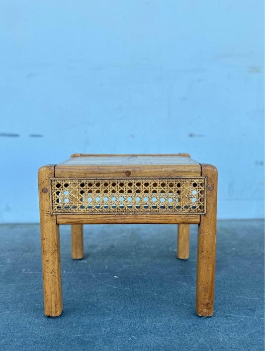 Vintage Wicker Coffee table/side table