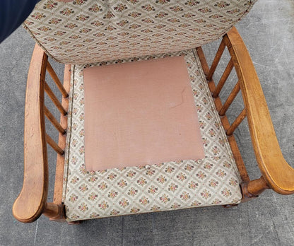 antique/ vintage floral armchair
