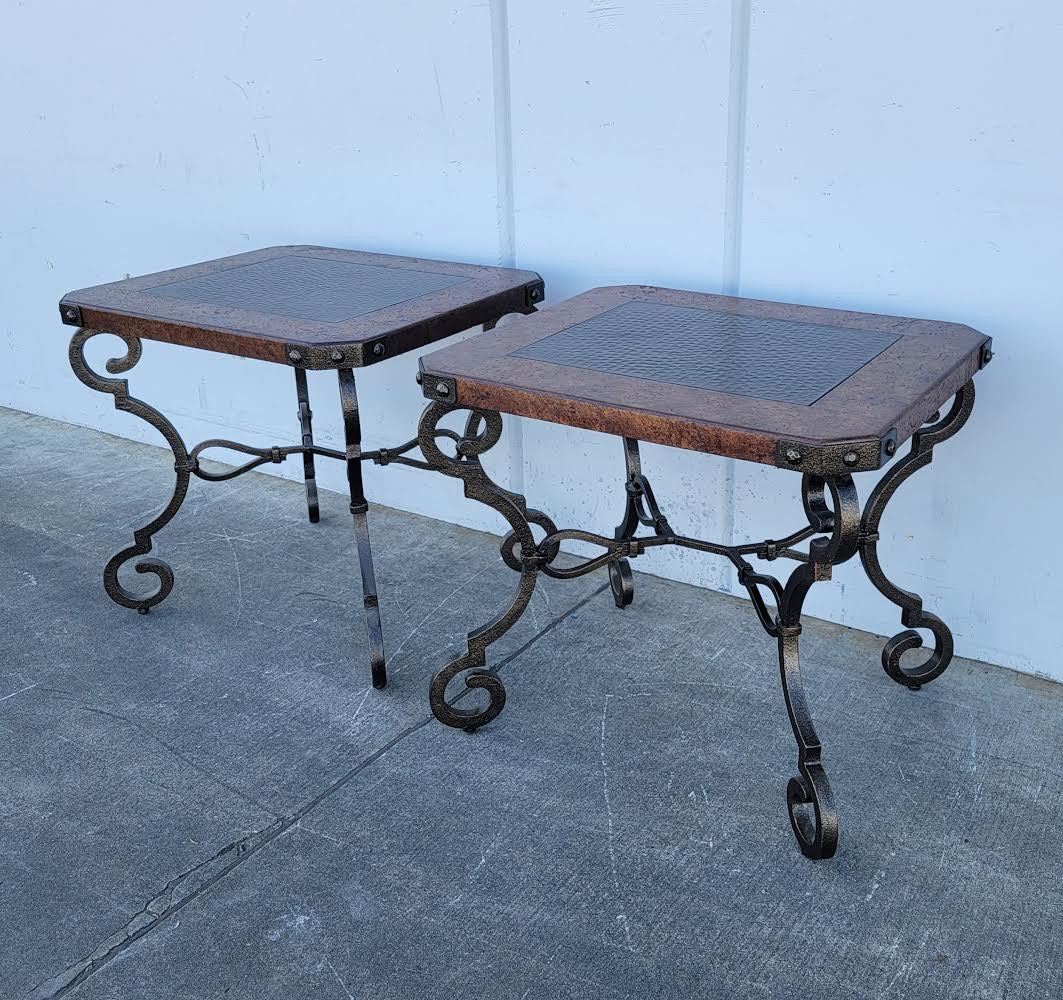 End/side tables (2) Bernhardt la Paz style