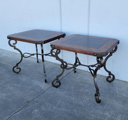 End/side tables (2) Bernhardt la Paz style