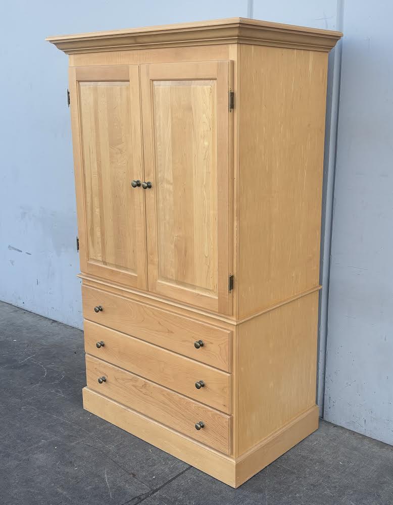 Light Wood Armoire