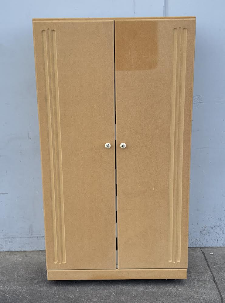 Vintage Wardrobe Hutch Tall Dresser Organizer