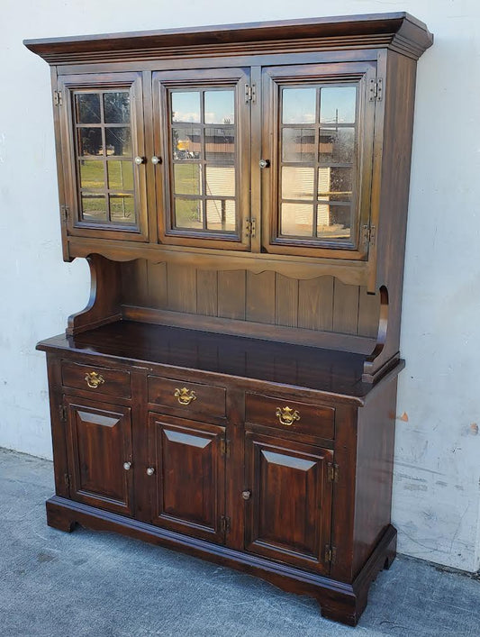 Vintage Sears Open Hearth china hutch cabinet