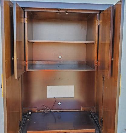 American Of Martinsville asian chinoiserie style armoire/tv cabinet