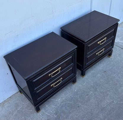 American of Martinsville Asian Modern Chest Night Stands End Tables
