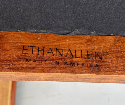 Ethan Allen dining set table with 8 chairs and leaf