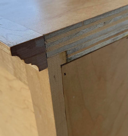 Light Wood Entertainment Center cabinet display