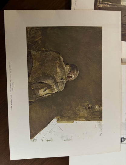 The FOUR SEASONS a Portfolio of 7 Loose Prints by Andrew Wyeth in Case First Printing 1962