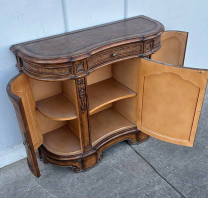 Antique Buffet/Hutch Storage Entryway Table