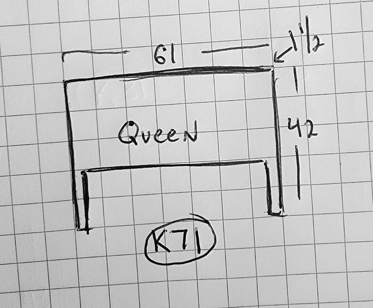 Queen size headboard Chinese style