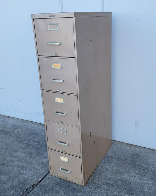 steelcase 5 drawer vertical file cabinet