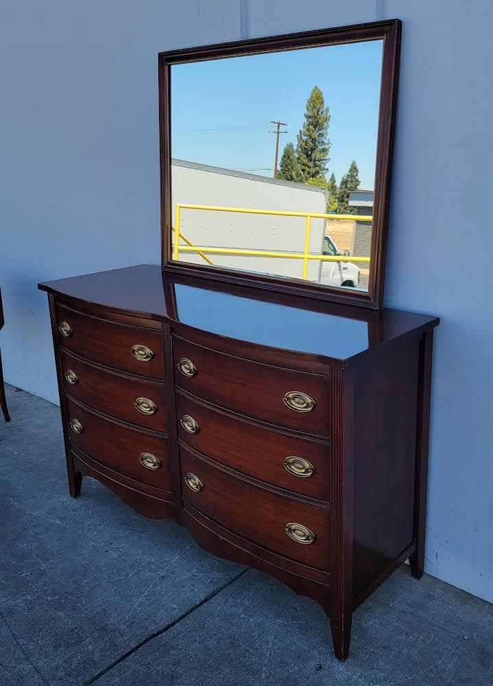 Dresser with mirror