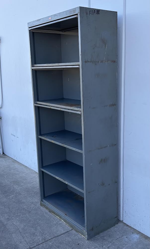 TAB Steel Metal Grey Garage Shelf Organizer