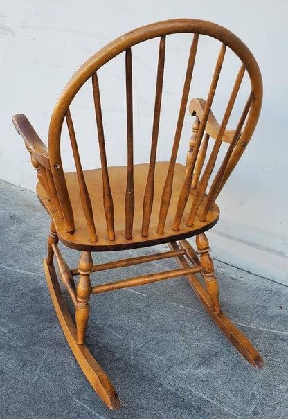 S.Bent&Bros rocking chair light wood