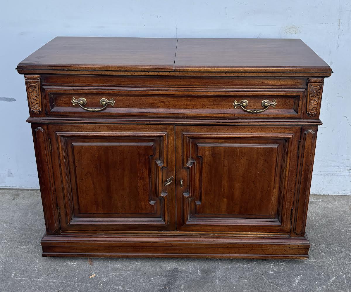 Antique Davis Cabinet Company Mahogany Server
