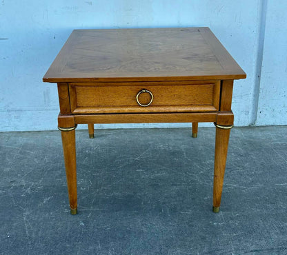 Vintage Walnut Single Drawer Side Table American of Martinsville