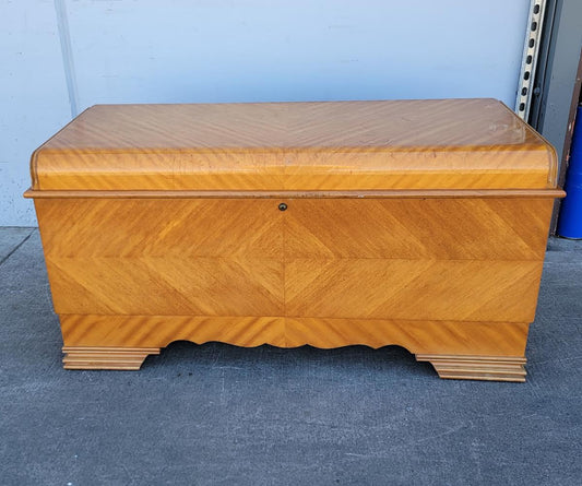 Light wood chest