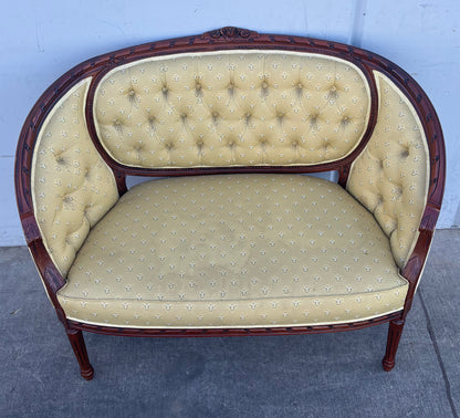 French regency style loveseat/ settee