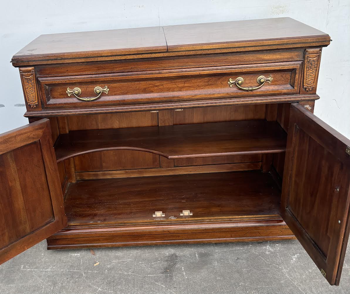 Antique Davis Cabinet Company Mahogany Server
