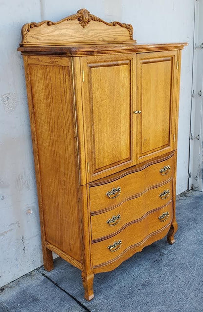 Armoire/tv cabinet/dresser light wood/honey