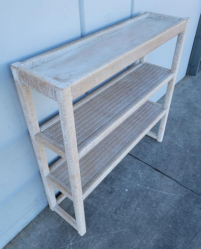 Wicker bookcase/ bookshelf
