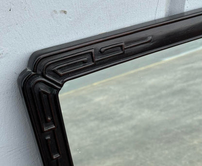 Vintage Wood Carved Chinese Large Mirror
