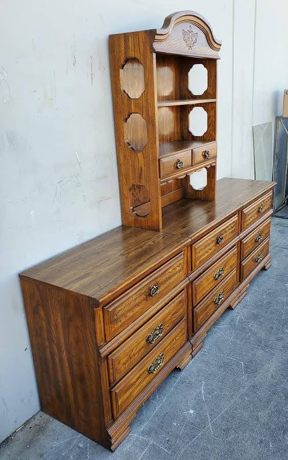 Sumter nightstands (2) and chest with hutch/bookcase