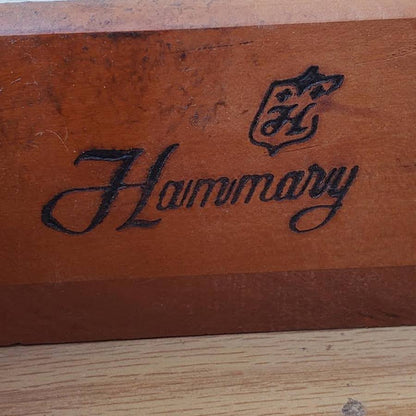 Hammary light wood end/side table with drawer