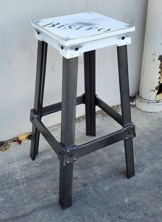 Amelie bistro bar stool white