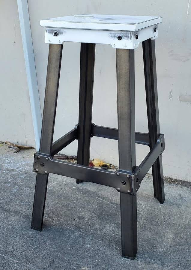 Amelie bistro bar stool white