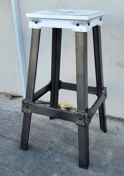 Amelie bistro bar stool white